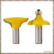 [S D K G] 2 Pc 1/2 inch Shank Entry Door For Long Tenons Router Bit Woodworking Cutter Woodworking B