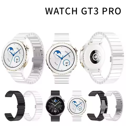 2023 Luxury ceramic strap for Huawei Watch GT3 Pro 43mm 46mm Huawei GT3 Pro strap GT 3Pro strap repl