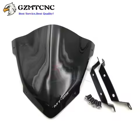 MT-09 14-16 Motorcycle Windshield WindScreen ABS Plastic Pare-brise w/ Mount Bracket for Yamaha MT 0