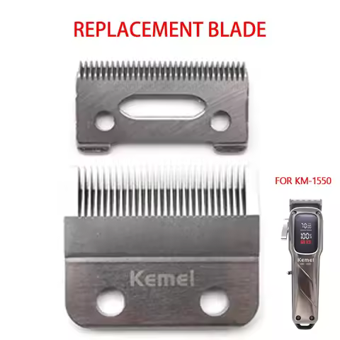 Kemei KM-1550 Hair Clipper Accessories –Original Replacement Blades Hair Clipper Blade Cutter Head T