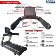 BIG Electric Treadmill 7 hp motor ac TL-26 AC alat olahraga fitness