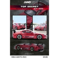 IN64-A80TS-RED-INNO64 1/64 TOYOTA SUPRA A80 TOP SECRET RED DIECAST