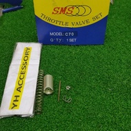 c70 carburator jampan throttle valve set slide needs