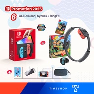 Tinzshop เครื่องเกมนินเทนโด้ OLED + เลือกได้ 1 เกม Promotion 2025 Set Nintendo Switch OLED Alone & O