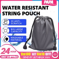 Powerbank Pouch Water Resistance Mobile Phone Pouches Bag Powerbank Beg Pouch Soft Pouch Bag String XL Size
