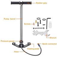 【COD】6000psi High Pressure PCP Hand Pump/3 Stage Air Pump Pcp Airgun Rifle Pump Tire Inflator with G
