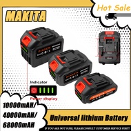 Makita Bateri Lithium-Ion 10000mAh/40000mAh/68000mAh Penggantian Langsung untuk Alat Bor Tanpa Wayar