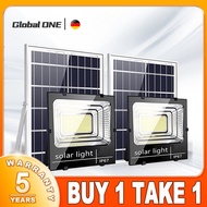 【COD100 watts solar panel BUY1TAKE1- Solar light Outdoor waterproof IP67 1000W 2350LED Floodlight