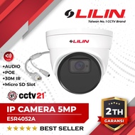 Kamera / camera cctv IP Camera CCTV LILIN 5MP IR AUDIO POE Indoor Vandal Resistant E5R4052A Made in 