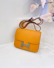 Hermes Constance 19 橙色