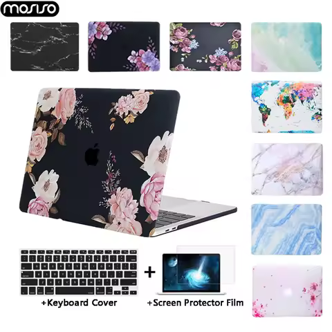 MOSISO Hard Protective Cover Case for Macbook Air 13 Pro 13 15 Retina 2014 2015 2016 2017 2018 2019 