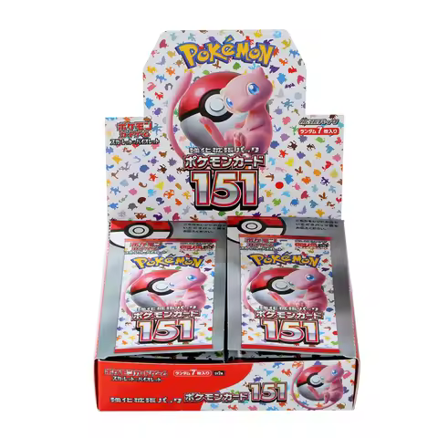 140pcs/Box Pokemon Japan Card Scarlet Violet 151 SV2a Sv11W Zekrom Version TCG Classics Expansion Bo