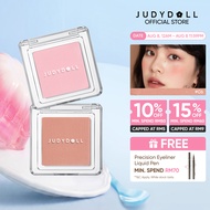 Judydoll Pretty Blush Powder Soft Shimmering Matte Powder Face Makeup Blusher Cheeks