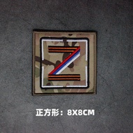 รัสเซีย AIR FORCE Patch ZV Letter Truth ARM Badge เสื้อกั๊กยุทธวิธี Patch ทหารสติกเกอร์หน้าอกสําหรับ