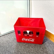 最後1個 可口可樂收納盒 可摺疊 可口可樂玻璃汽水 收納箱