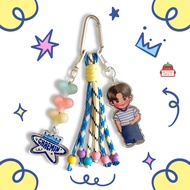 BAGCHARM LEE CHAEMIN | LEE CHAEMIN GLITTER KEYCHAIN | KDRAMA ACTOR