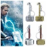 Avengers Thor's Hammer Keychain Thor Hammer Necklace Alloy Pendant Cool and Dashing for Foreign Trad