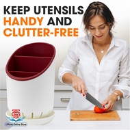 Cultery Holder Drainer Rack Spoon Fork Container Storage Box Cutlery Knife Chopsticks Spatula Rice L