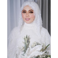 veil french lace manik n jahit sulam tepi keliling