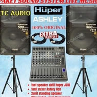Ready Paket Speaker Aktif Huper Js10 15Inch+ Mixer Ashley Kindiderma84
