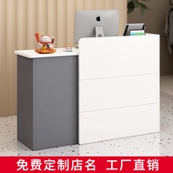 Bar counter, cashier counter, small simple counter, company reception desk, barber shop, nail salon,