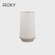 【WOKY 沃廚】360°輕芯鈦瓷易潔層單蓋保溫杯500ml(帽子杯-附密封蓋) 橡白