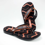 Sandal anak LOXLEY CANON TP Hitam - Merah bata