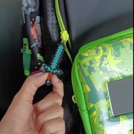 🔥Minecraft Water Bottle MineCraft School Bag Wheels Wallet Backpack Smiggle Wallet Water Bottle Bundle Trolley Bag