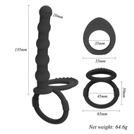 Silicone Butt Plug Double Penetration Dildo Sex Toys For Couples Stimulator Masturbator Butt Plug Se