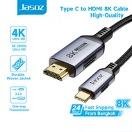 Jasoz Type C to HDMI 4k/60Hz HDMI Cable สําหรับ สำหรับโทรศัพท์มือถือ แล็ปท็อป โทรศัพท์ต่อ ทีวี