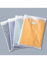 20入組襯衫包裝袋（約27.9x39.9厘米），可重複使用的聚酯和塑料袋，帶有拉鍊和通風孔，可用於包裝衣服、襯衫、牛仔褲、褲子、T卹，砂化拉鍊袋，適合旅行收納
