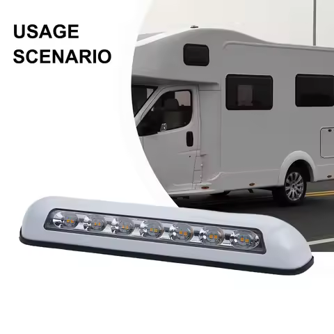 Easy To Install High Quality 1pcs Brand New Car RV Lighting Car Accessories Awning Porch Light 268*3