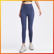 Lululemon New 12 Color   Yoga Pants high Waist Leggings Women's Fashion Trousers