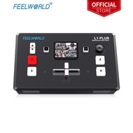 FEELWORLD L1 Plus Multi Camera Video Mixer Switcher with USB2.0 Recording PTZ Controller Chroma Key 