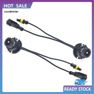 COOD 2Pcs D2S/D4S Lamp Holder Converter HID Bulb Socket Conversion Adapter Cables