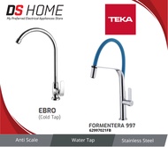 TEKA Kitchen Sink Tap EBRO Pillar Tap | FORMENTERA 997 Sink Mixer Paip Sinki