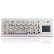 70-Key IP65 Dynamic Waterproof Dustproof Riotproof Stainless Steel Metal Industrial Keyboard with IP