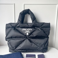 NBU / NEW Prada padded nylon tote black