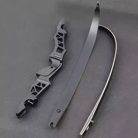 JUNXING F166 Bow 64" ILF Recurve Bow 30-60lbs Takedown 21" Bow Riser Archery Hunting Shooting