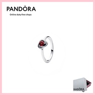 [Duty Free] PANDORA 100% AuthenticS925 Sterling Silver Jewelry ring[192993C07]July True Red Eternity