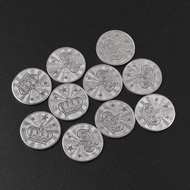 UMI 100pcs Metal Token 23mm 25mm Laundry Dobi Vending Machine Water Dispenser Machine Game Arcade Ma