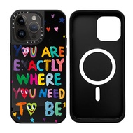 Inspiring words Case Mirror Magsafe Case for iPhone 14 13 12 11 Pro Max 14 Plus Magnetic Ring Case Premium Quality Wireless Charge Support Hard Phone Casing Protective Shockproof Case Cover