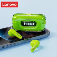 Lenovo X15II TWS BT5.3 หูฟังบลูทูธ หูฟังไร้สายขนาดเล็ก ชุดหูฟังบลูทูธสำหรับเล่นเกมกีฬาพร้อมไมโครโฟน 