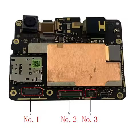 2PCS 40pin 54pin USB Charger Charging FPC Connector On Motherboard For Google Pixel 1 XL 1XL LCD Dis