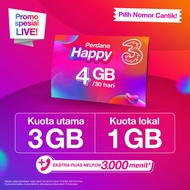 SPECIAL LIVE - Kartu Perdana Tri Happy 4GB 30 Hari
