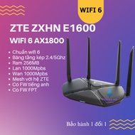 WiFi Router zte zxhn e1600,ax1800 wifi dual band 2 bands, 4 antennas, wifi 6, with mesh wifi mesh