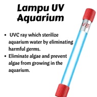Qian Yu Aquarium UVC Sterilizer Submersible UV Light For Fish Tank Lampu UV Akuarium (5W/7W/9W/11W)