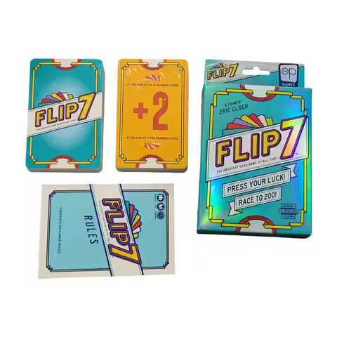 Flip 7 Board Game Party Card Game Pressure Luck Racing Card Game Party Leisure Supports 3–7 Players 