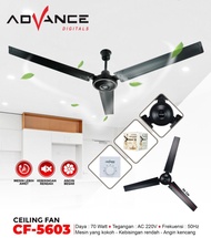 Advance Ceiling Fan 56 Inch CF 5601 / CF 5602 / CF 5603 Kipas Angin Baling baling 56 Inch