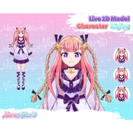 Achieve Your Vtuber Characters With Live2D, Vtuber Commission, Vtuber Indonesia, Vtuber Design, Vtub